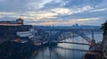 Eiffel bridge blue hours. Porto