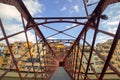 The Eiffel Bridge in the city of Girona Royalty Free Stock Photo