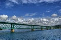 Eiffel bridge over Lima River in Viana do Castelo