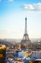 Eiffel tour and Paris cityscape Royalty Free Stock Photo