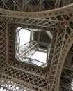 Eiffel Tower also called Tour Eiffel in french language in Paris Royalty Free Stock Photo