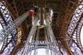 Eiffel tower below view Royalty Free Stock Photo