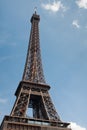 Eiffel tower. Blue sky Royalty Free Stock Photo