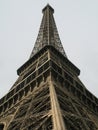 Eiffel Tower from bottom Royalty Free Stock Photo