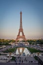 Eiffel Tower and Champ de Mars in Paris