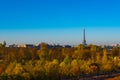 The Eiffel Tower on a Clear Autumn Day