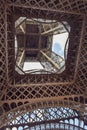 Unusual views of the Eiffel Tower. Paris, France. Capture 3