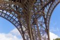 Eiffel tower - detail, Paris Royalty Free Stock Photo