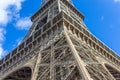 Eiffel tower - detail, Paris Royalty Free Stock Photo