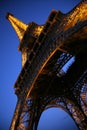 The Eiffel Tower at Dusk Royalty Free Stock Photo