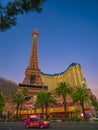 Eiffel Tower half sized replica in Las Vegas, Nevada, United States of America. Royalty Free Stock Photo