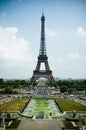 Eiffel Tower, high contrast