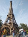 Eiffel tower in india it is made from the waste material