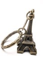 Eiffel tower key chain souvenir Royalty Free Stock Photo
