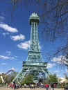 Eiffel Tower at Kings Island Royalty Free Stock Photo