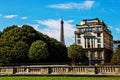 Eiffel Tower from Les Invalides, Paris Royalty Free Stock Photo