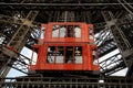 Eiffel Tower - lift technology Royalty Free Stock Photo