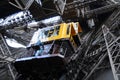 Eiffel Tower - lift technology- history Royalty Free Stock Photo