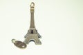 Eiffel tower made out of bronze, miniature eiffel tower keychain