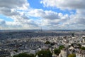 Eiffel tower, Montmartre Hill view, Paris, France Royalty Free Stock Photo