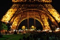Eiffel Tower by night - Detail