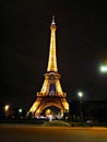 Eiffel Tower, night paris Royalty Free Stock Photo