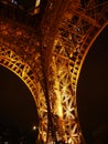 Eiffel Tower, night paris Royalty Free Stock Photo