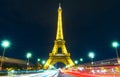 Eiffel Tower at night ,Paris. Royalty Free Stock Photo