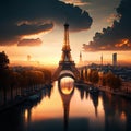 The Eiffel Tower is one of the most iconic landmarks in Paris, France