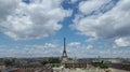 Eiffel tower in paris cityscape, France Royalty Free Stock Photo