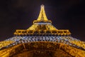 Eiffel Tower Paris Dusk Royalty Free Stock Photo