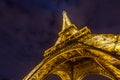 Eiffel Tower Paris Dusk Royalty Free Stock Photo