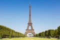 Eiffel tower Paris France copyspace copy space travel landmark Royalty Free Stock Photo