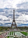 The Eiffel Tower in Paris, France, HDR Royalty Free Stock Photo