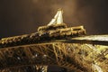 The Eiffel Tower in Paris, France at the night Royalty Free Stock Photo