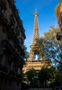 The Eiffel tower in Paris, France.