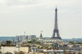 Eiffel tower and Paris skyline, France Royalty Free Stock Photo