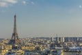 Eiffel Tower Paris skyline France Royalty Free Stock Photo