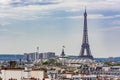 Eiffel tower and Paris skyline, France Royalty Free Stock Photo