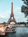 Eiffel Tower: Parisian Icon in Steel and Sky