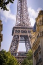 Eiffel Tower and parisien architecture, Paris , France