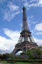 Eiffel tower in park in Paris Royalty Free Stock Photo