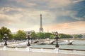 The Eiffel Tower. Royalty Free Stock Photo