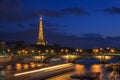 Eiffel Tower and Pont des Invalides in Paris