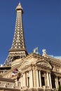 Eiffel Tower replica at the Paris Hotel and Casino in Las Vegas Royalty Free Stock Photo