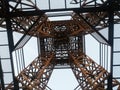 Eiffel Tower replica view below