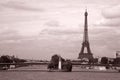 Eiffel Tower and River Seine, Paris Royalty Free Stock Photo