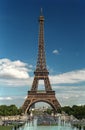 The Eiffel Tower viewed from palais Chaillot