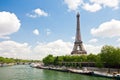 Eiffel Tower and Seine Royalty Free Stock Photo