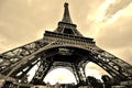 Eiffel Tower Sepia